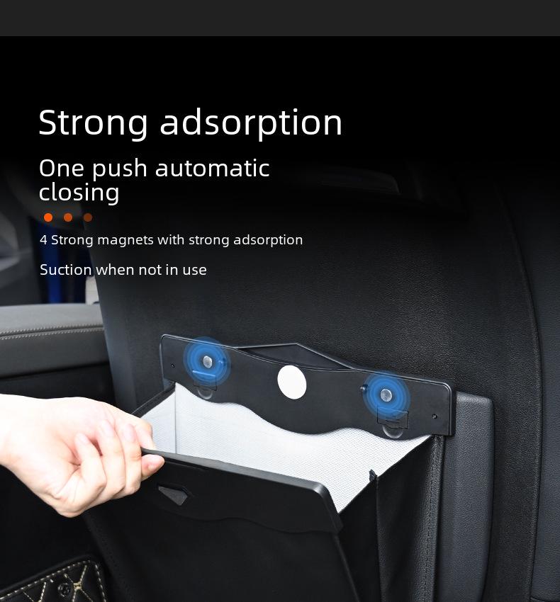 Hanging Foldable Car Trash Bag - Multifunctional Interior Accessory