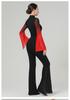 Women's Elegant Bell Sleeve Dancewear Set for Classical Dance, Etiquette, and Fashion Shows
