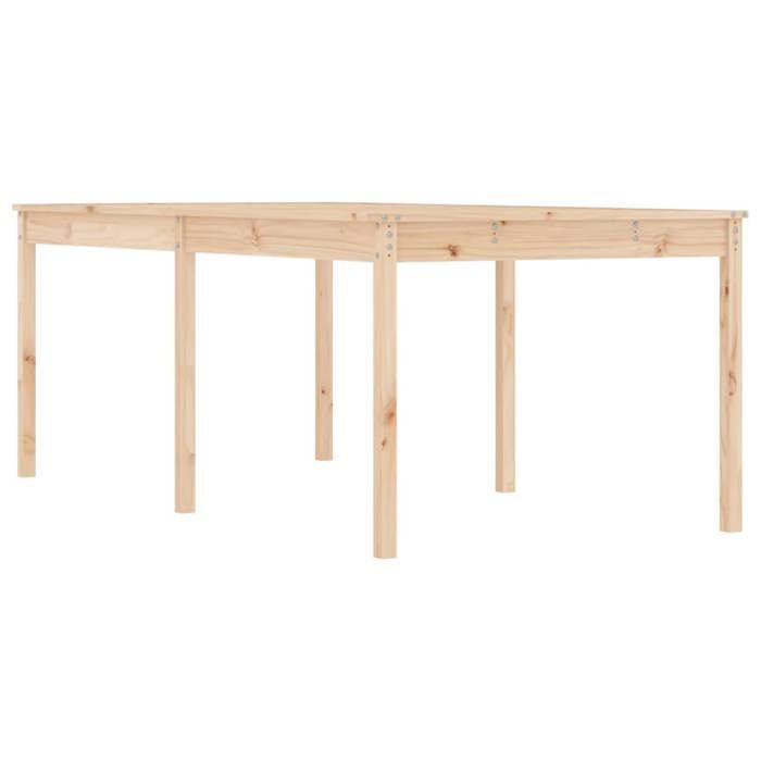 VidaXL Table de jardin 203,5x100x76 cm bois massif de pin 823983