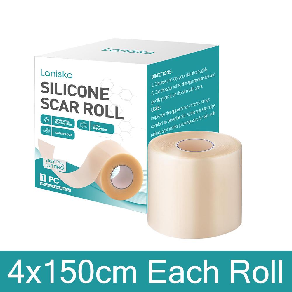 Silicone Scar Patch Hydrocolloid Roll 4x150cm for Wound Care Hydrocolloid Patch Bandages With Self-Adhesive For Burn Blister