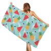 Watermelon Beach Towel Quick Dry Water Absorbing Pattern Sand Free Portable Washcloth Yoga Mat For Beach Travel Camping Women
