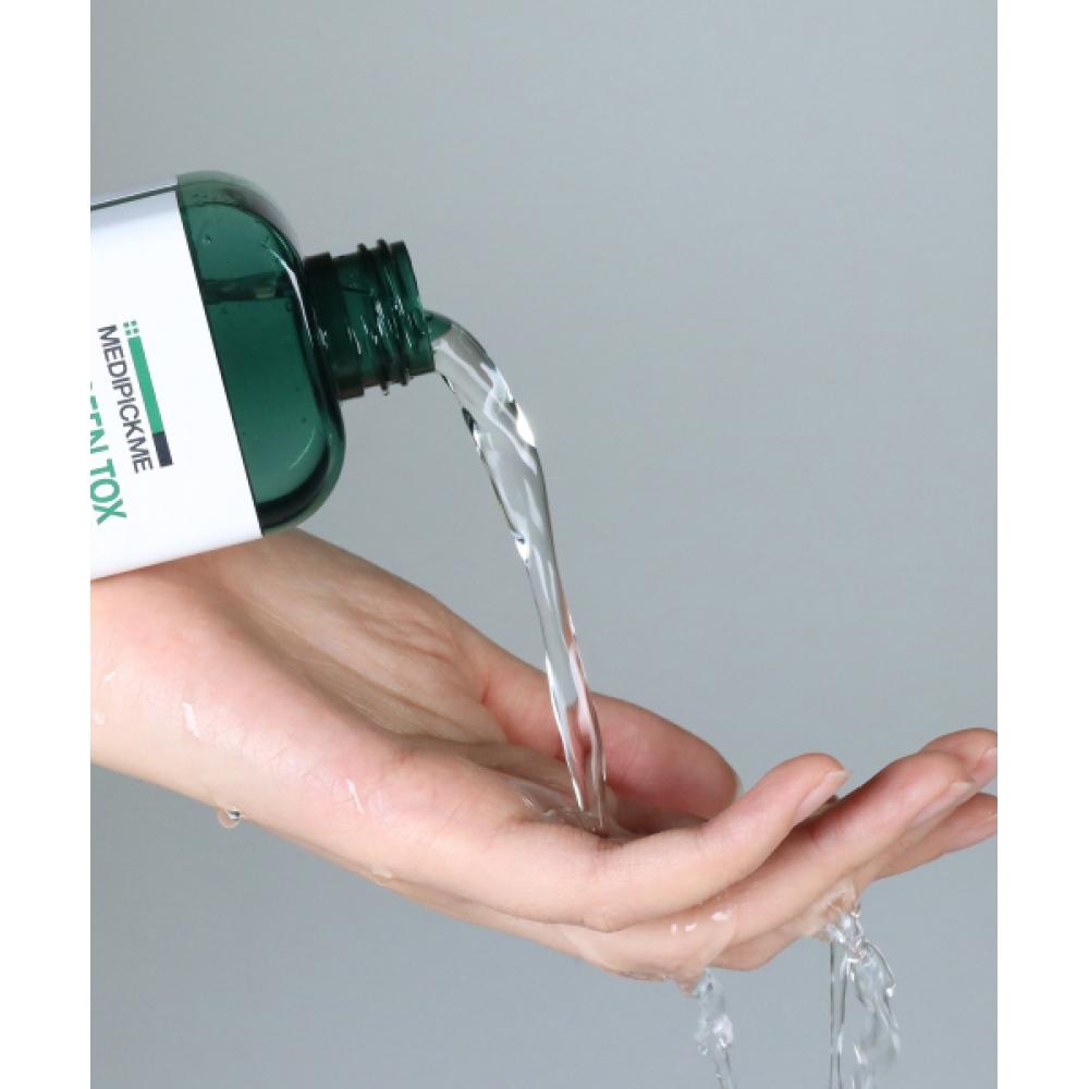 Medipickme Sensitive Skin Intensive Cica Care All Green Tox Solution Set Of 3 150ml Toner+50ml Cream+90g Cleansing Bar