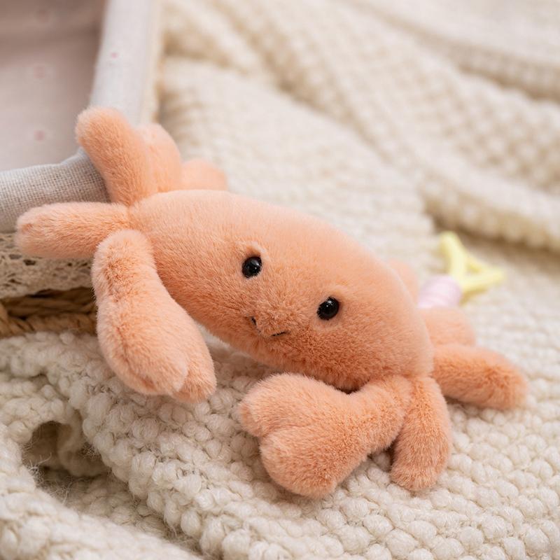 Marine Life Series Plush Doll Pendant - Stuffed Toys Octopus Crab Turtle Seahorse Clam Oyster Lobster Educational Gift for Kids