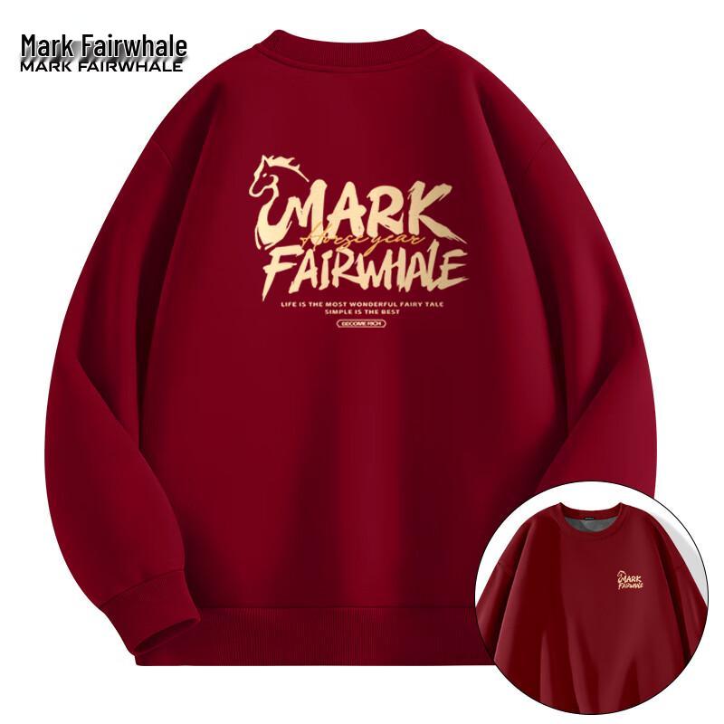 

Mark Hua Fei Унисекс свитшот с круглым вырезом на флисовой подкладке XL