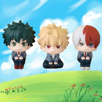 Bandai Boku no Hero Academia Anime Figürü Midoriya Izuku Aksiyon Figürü Bakugo Katsuki/Todoroki So Figür PVC Koleksiyon Oyuncak