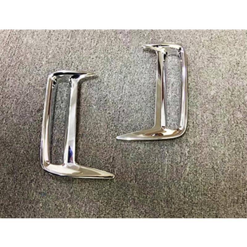 Auto Side Rear Tail Fog Lamp Cover Trim For Toyota Noah Voxy Car Black Fog Light Frame Abs Chrome Car Exterior Accessories