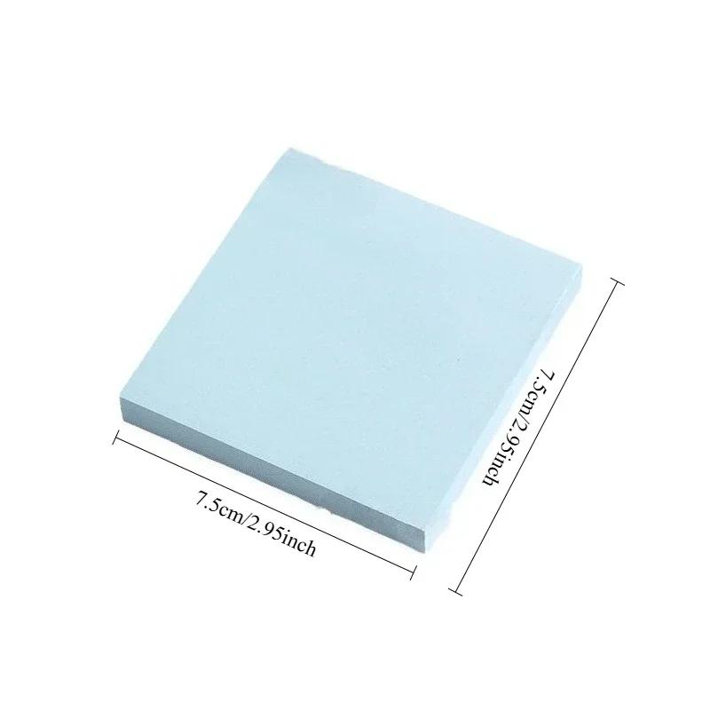 4/8 Pack Sticky Notes 7.5 Cm X 7.5 Cm Refills Various Colors Self-adhesive Notes Extra Strong Sticky Notes Value Pack