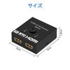 Samcos HDMI HDMI Bidirectional HDMI 1 Input to 2 2 Inputs to 1 Manual 3D Visual No Power Required Switch, 4K/60Hz/1080p Selector, Splitter, Outputs,