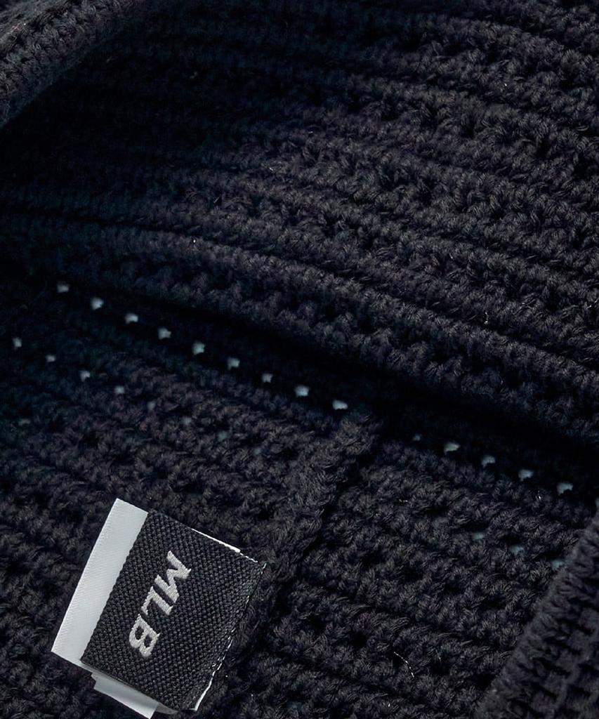 Emelbi Summer Crochet Meow Beanie Ny (Black)