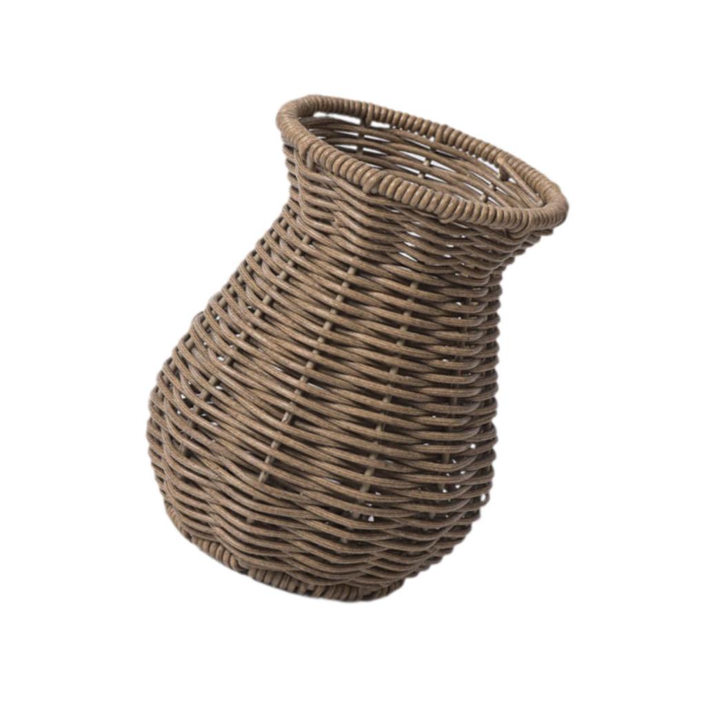 Woven Vase Plants Flower Pot Country Style Art Vase Woven Flower Vase Rustic Flower Vase for Hotel House Tabletop Decoration
