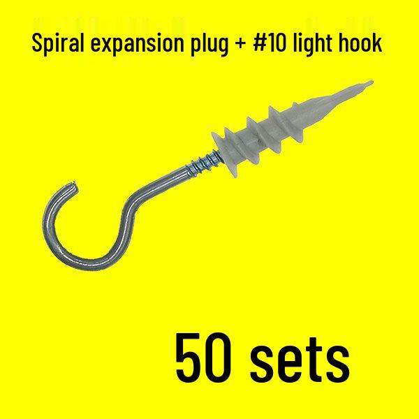 Nylon Spiral Wall Plug Screw Expansion Anchor for Plasterboard