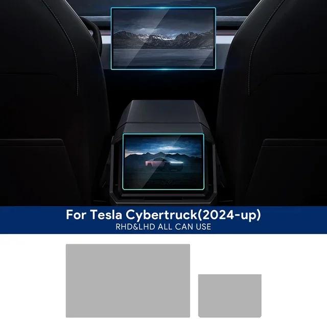 Navigation Screen Front Rear Center Console Central Control Dashboard Interior Film Tpu Transparent For Tesla Cybertruck 2024 navigation film