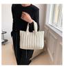 Bag women's new large-capacity simple niche handbag bag women's cotton clothing single shoulder popular embroidery tote bag