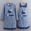 2024 Women's Long Sleeve Waterproof Kitchen Apron - Oil-Proof Coveralls for Home Use