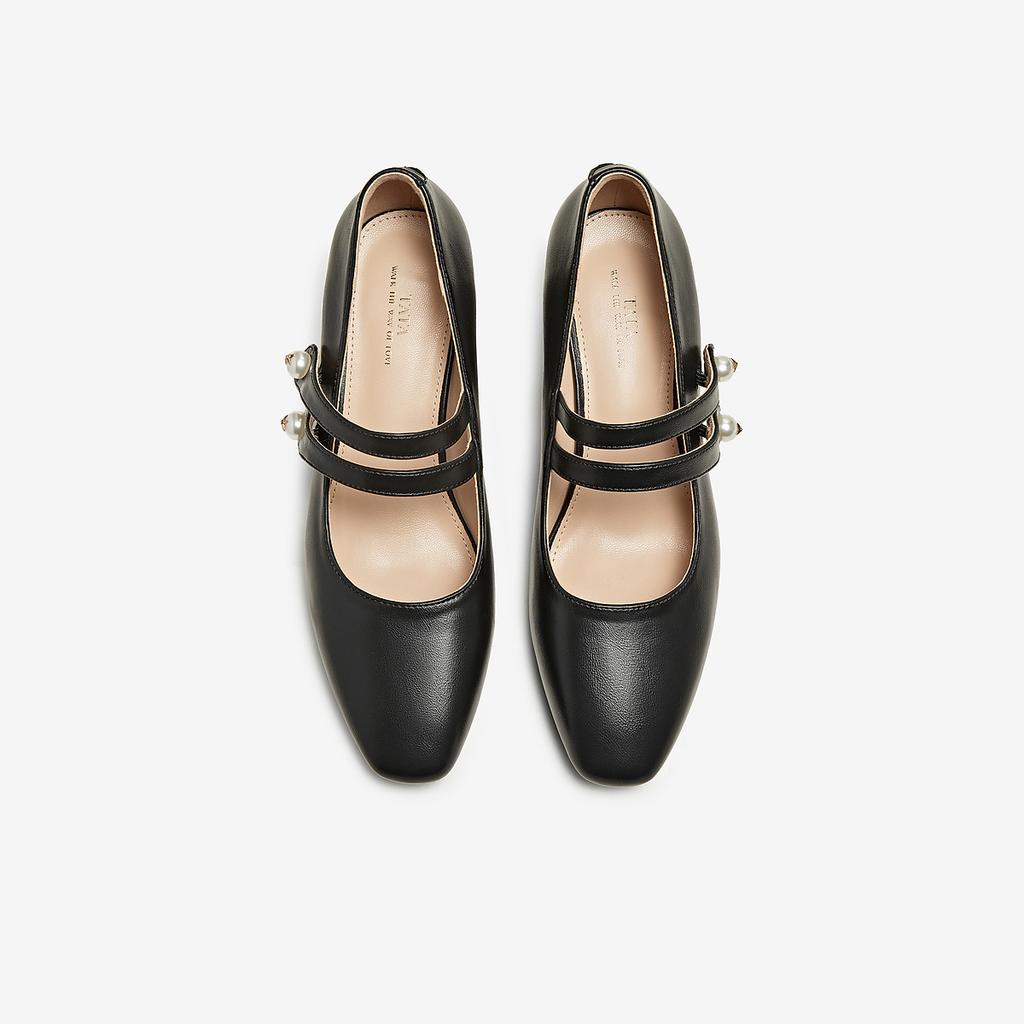 TATA/He She 2025 Spring Women's French Style Mary Jane Shoes