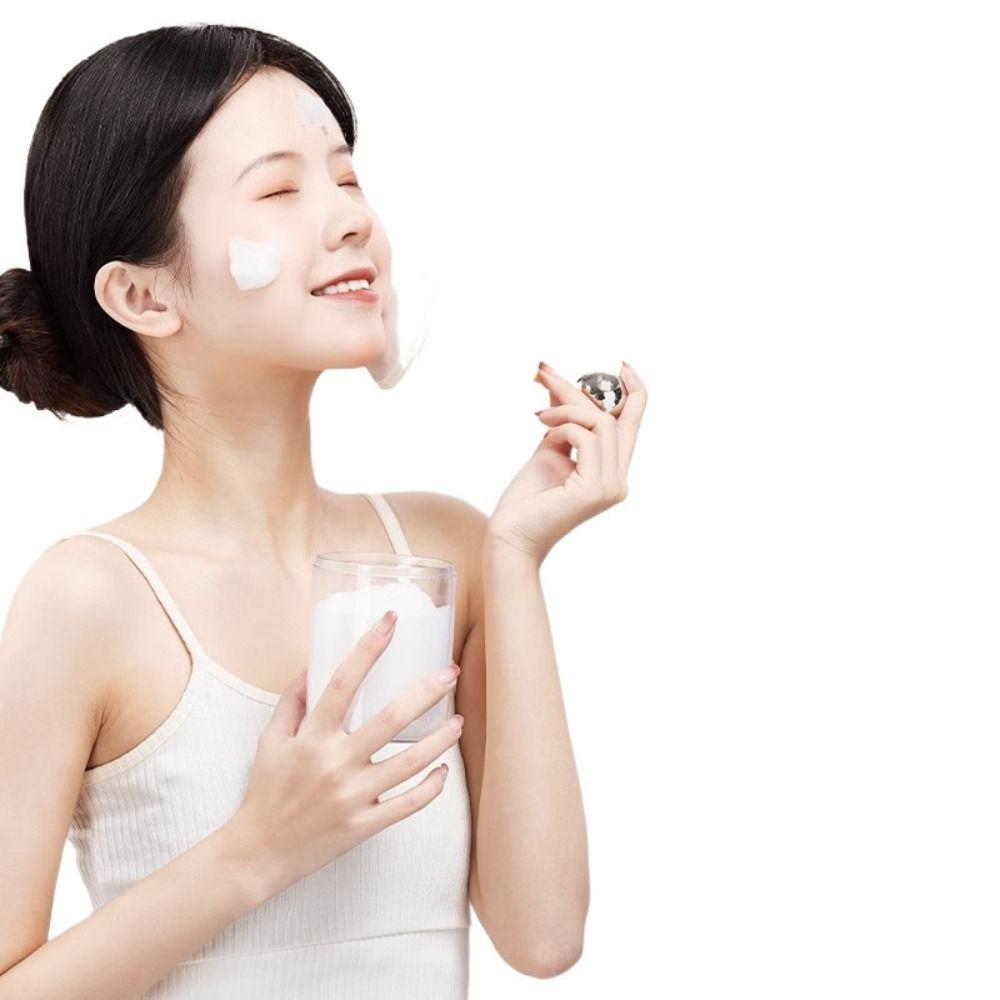 2PCS Automatic Rebound Cup Facial Cleanser Bubble Making Tool Bubble Artifact  Shower Gel Use