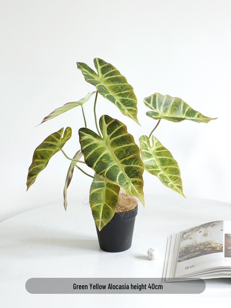 Artificial Green Plants for Indoor Decor – Potted Ornaments for Living Room or Coffee Table