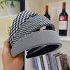 4CM Fashion Women's And Girls Plaid Headband with Sponge Padding Ladies Casual Hair Hoops Accessory