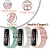 Cinturino in Silicone per Fitbit Charge 6 5 Morbido Regolabile Fibbia Colorata Braccialetto alla Moda per Charge 6 Accessori Cinturino Sportivo Correa