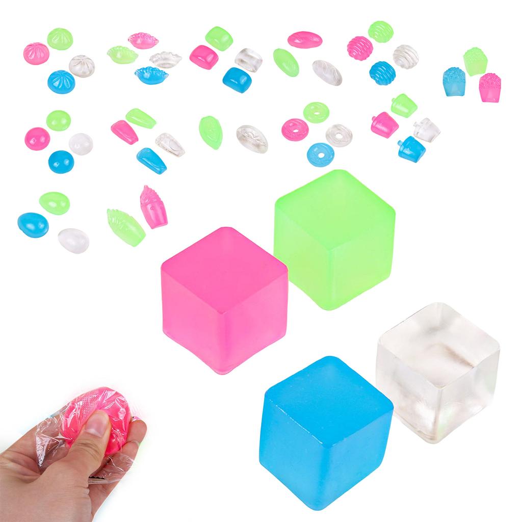 Push Bubble Stress Cube Toys Slow Rising Stress Sensory Toys For Anxiety Sensory Ice Nee Cube Gel Filled Toys For / Skateboard