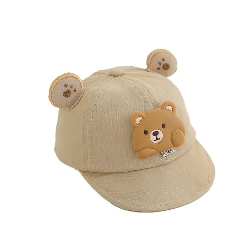 Kleiner Bär Baby Baseballkappe - Weiche Krempe, Niedlich & Vielseitiger Sonnenschutz für Jungen & Mädchen