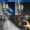 EU CCTV Camera V380 Pro 4K 8MP Wi-Fi 4G SIM Card Outdoor IP Security Camera Bidirectional Call Color Night Vision AI WiFi Camera
