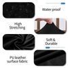 1PC Elastic PU Waterproof High Back Chair Covers New Solid Color Universal Thickened XL Chair Cover for Home Hotel Dining
