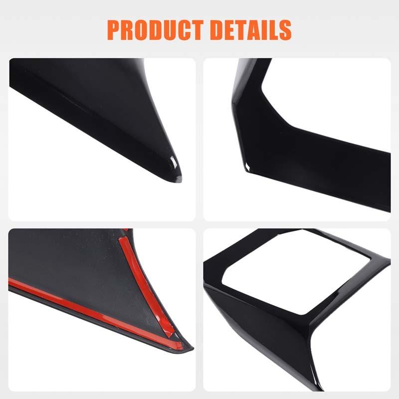 ABS material Piano black Car central control gear panel frame decoration stickers for BMW X3 G45 2025+ Interior car Accessories