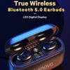 Lenovo HT18 Wireless TWS Bluetooth 5.0 Earphone Earbuds 1000mAH Battery LED Display Volume Control HIFI Stereo Earbud Earphones