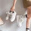 Fashion thick-soled little white shoes for women's 2025 new small people to increase their height and show their feet, small sports and leisure