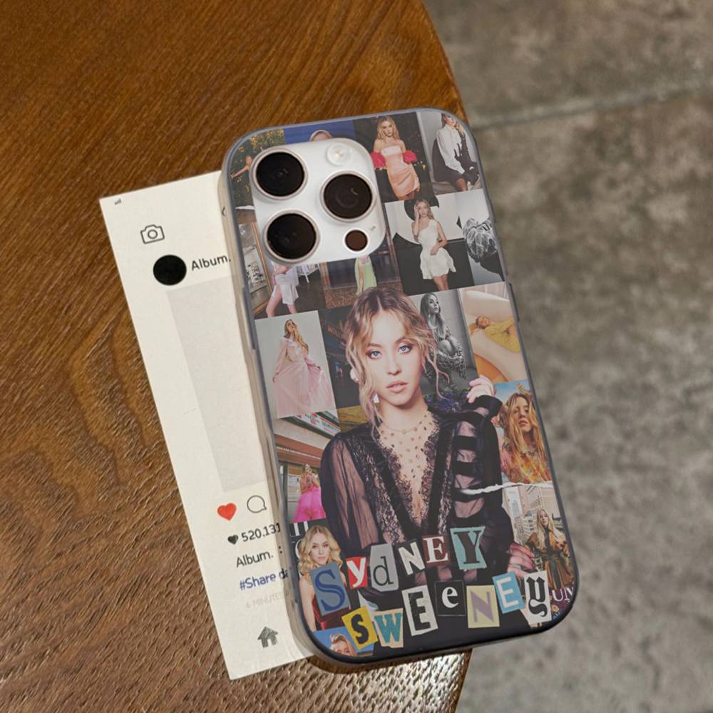 

Singer Sydney S-Sweeney For IPhone 17 16 15 14 Plus 13 12 11 Pro Max With Shockproof Protective Phone Cover iPhone 12 pro