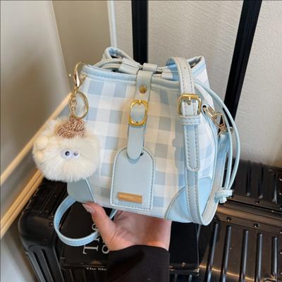 Bag Women's Plaid New Commuter Shoulder Bag Versatile Messenger Bag