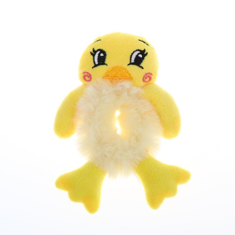 Cute Cartoon Plush Animal Hair Scrunchies Lovely Elastic Hair Ties For Girls Ponytail Holder Daily Hair Accessories