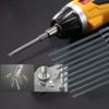 Hilitand 10pcs 100mm Long Torx Screwdriver Bits Set Alloy Steel 1/4" Hex Shank T10 Magnetic Security Star Head Screwdriver Bits (T 10)