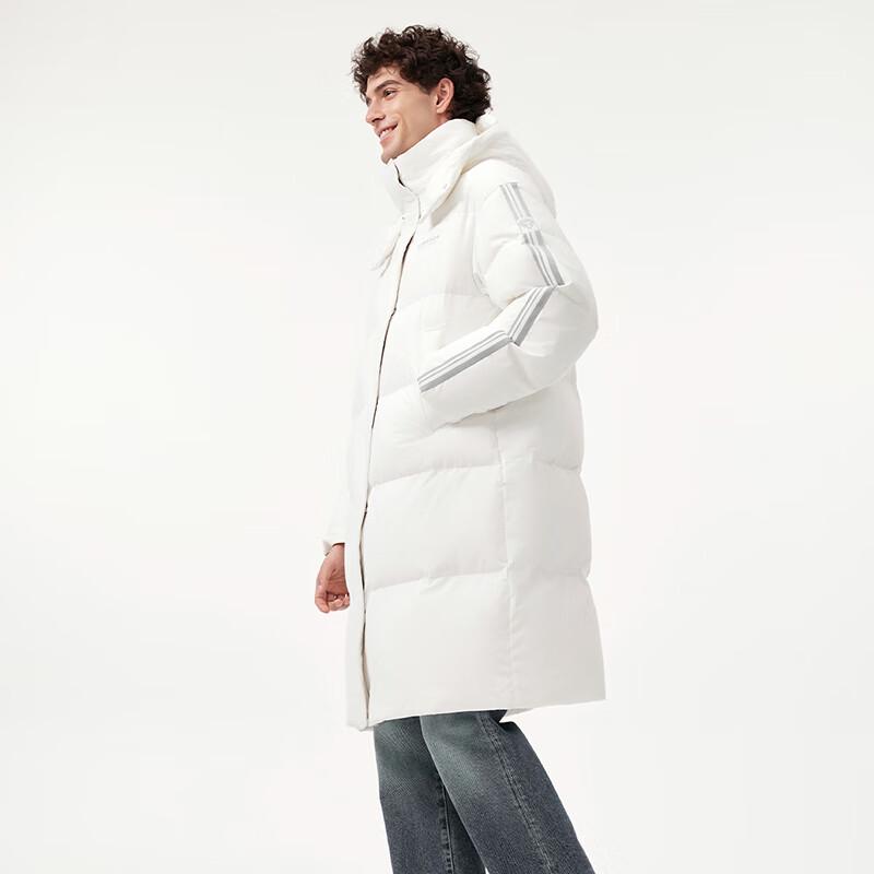 Tanbor Unisex Detachable Hood Long Winter Down Jacket