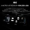 HiFiGo Wired Monitor DUNU x KOTO ITO Frequency Dynamic Driver Dome Flexible Bass Detachable High Sound HIFI Sound Quality Earphones, Earphones, 2DD+