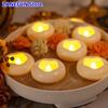 16-Pack Water Floating Flameless Waterproof Led Candle Lamp Flashing Romantic Wedding Decorations Water Float Swimming Pool