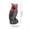 Fake Owl Bird Deterrent for Pathway Patio Outdoor