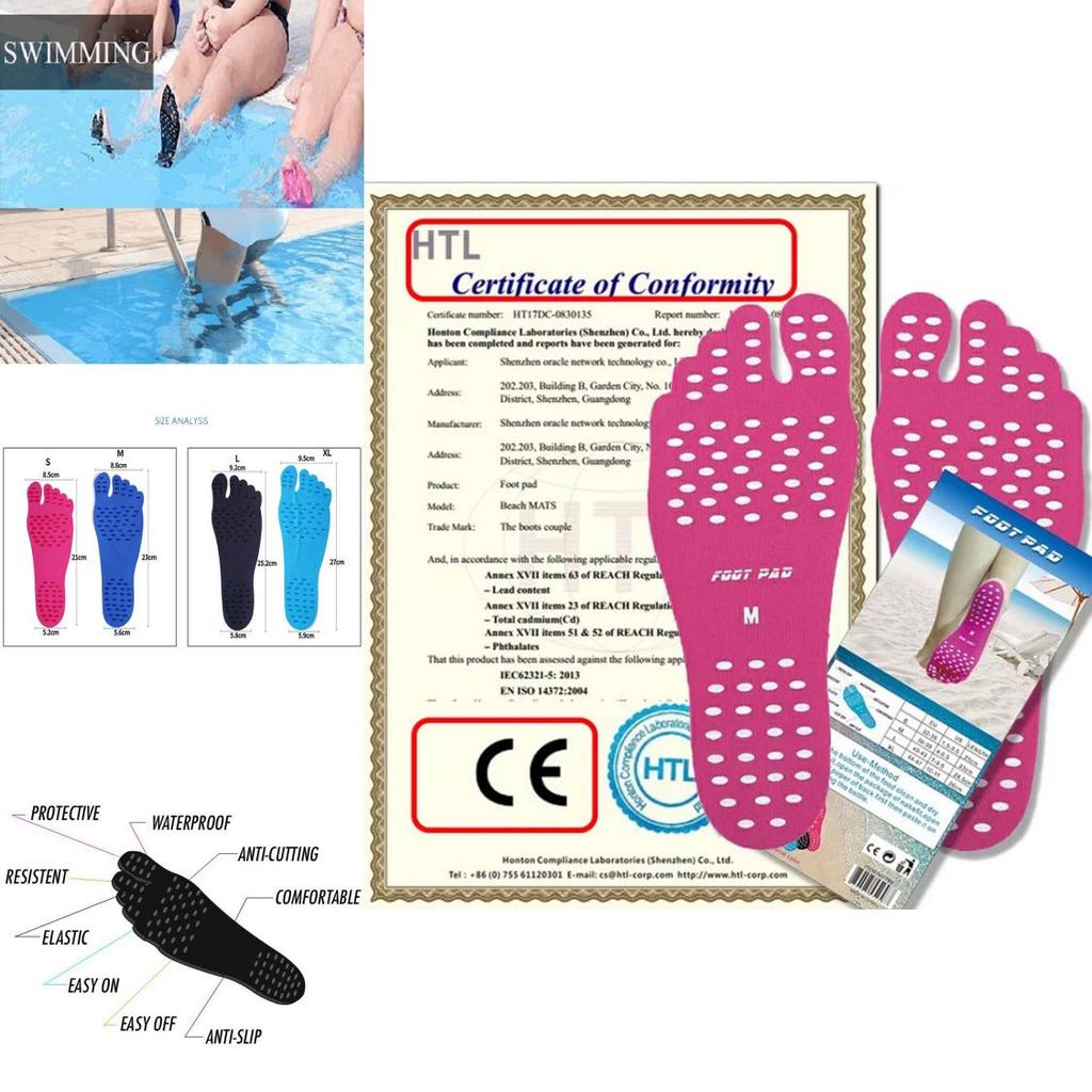 Hochwertige Fußaufkleber Schuhe Mit Wasserdichtem Klebstoff Für Hypoallergenen Komfort