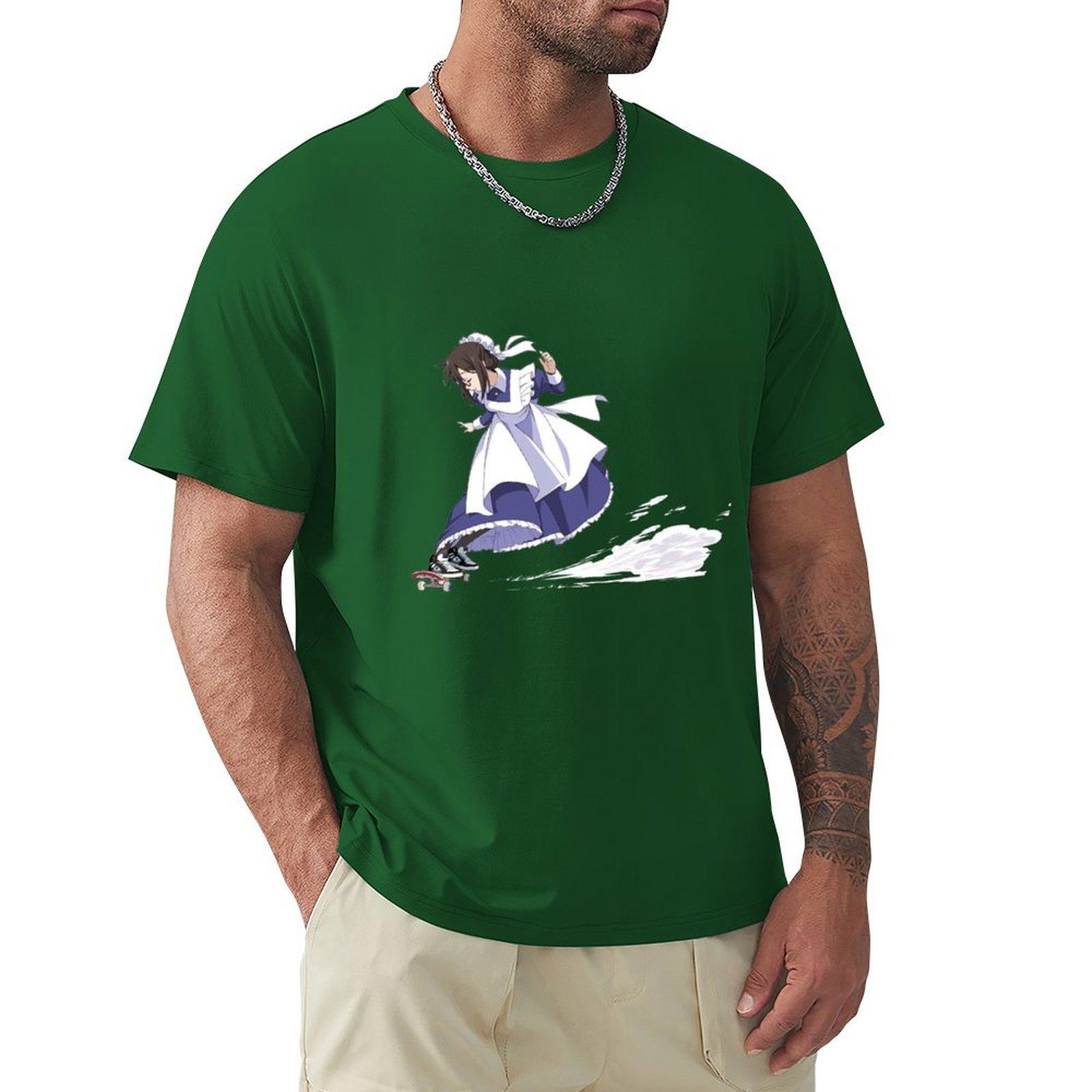 

Skate Board Maid T-Shirt Graphic Tee Shirt Anime Tshirt Shirts Graphic Tee Men 6XL