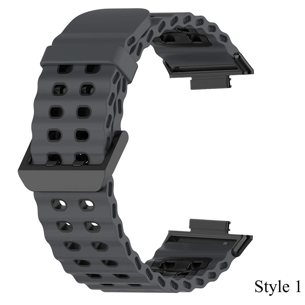 Voor Redmi Watch 6 Siliconen Polsband Voor Redmi Watch 5/4 Horlogebandje Voor Xiaomi Mi Band 8/9Pro Ademend Bandje Sportarmband