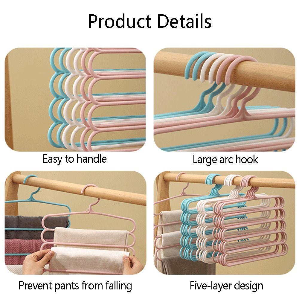 Convenient Multi-layer Thickened Pants Rack Storage Holders Trousers Hangers Clothes Rack