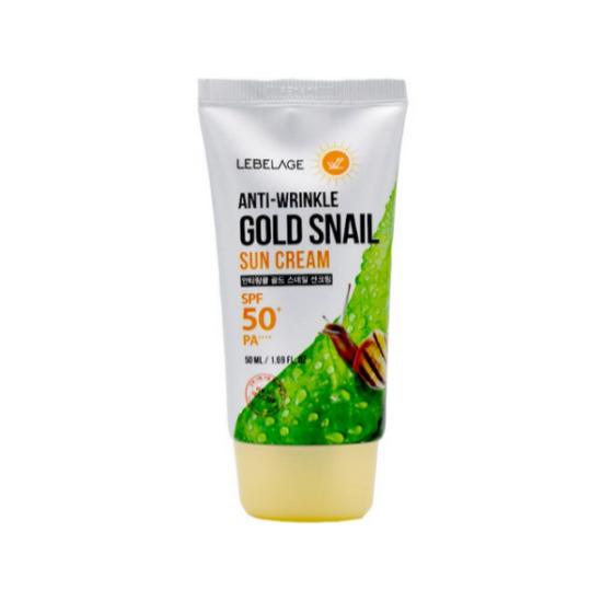 LEBELAGE Anti-Wrinkle Gold Snail Sun Cream SPF50+ PA+++ 50ml