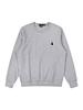 Casual Autumn American Style Pure Cotton Long Sleeve Polo Hoodie with Embroidered Horse Design