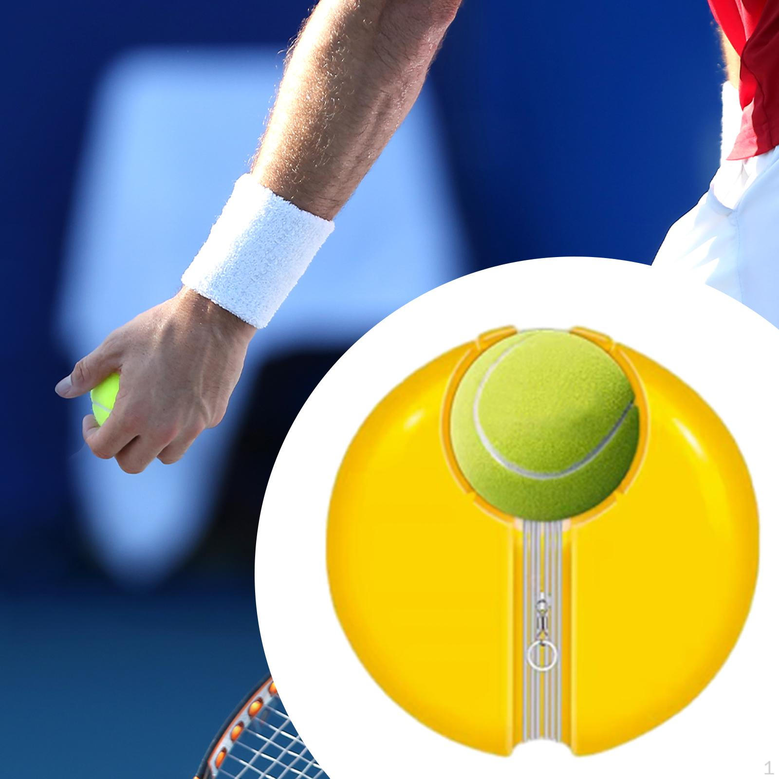 

Tennis Training Tool for Beginner Professional Portable Baseboard Outdoor Exercise жёлтый