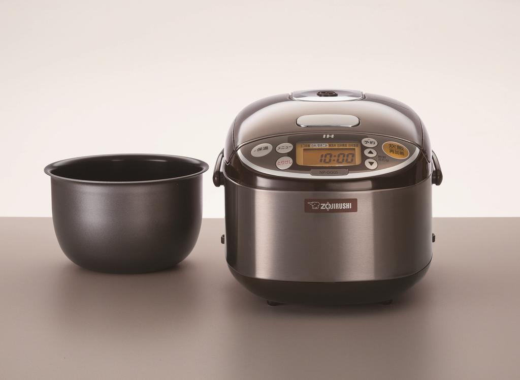 Zojirushi Rice IH Extreme Stainless Steel Cooker, 3-cup, Type, Cooking, Brown, NP-GG05-XT