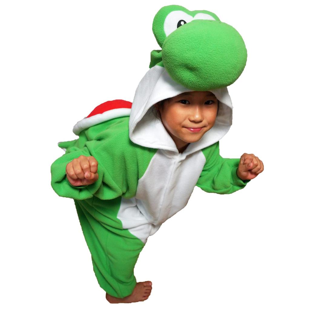 SAZAC Super Mario Yoshi Fleece Kigurumi for 110cm Children,