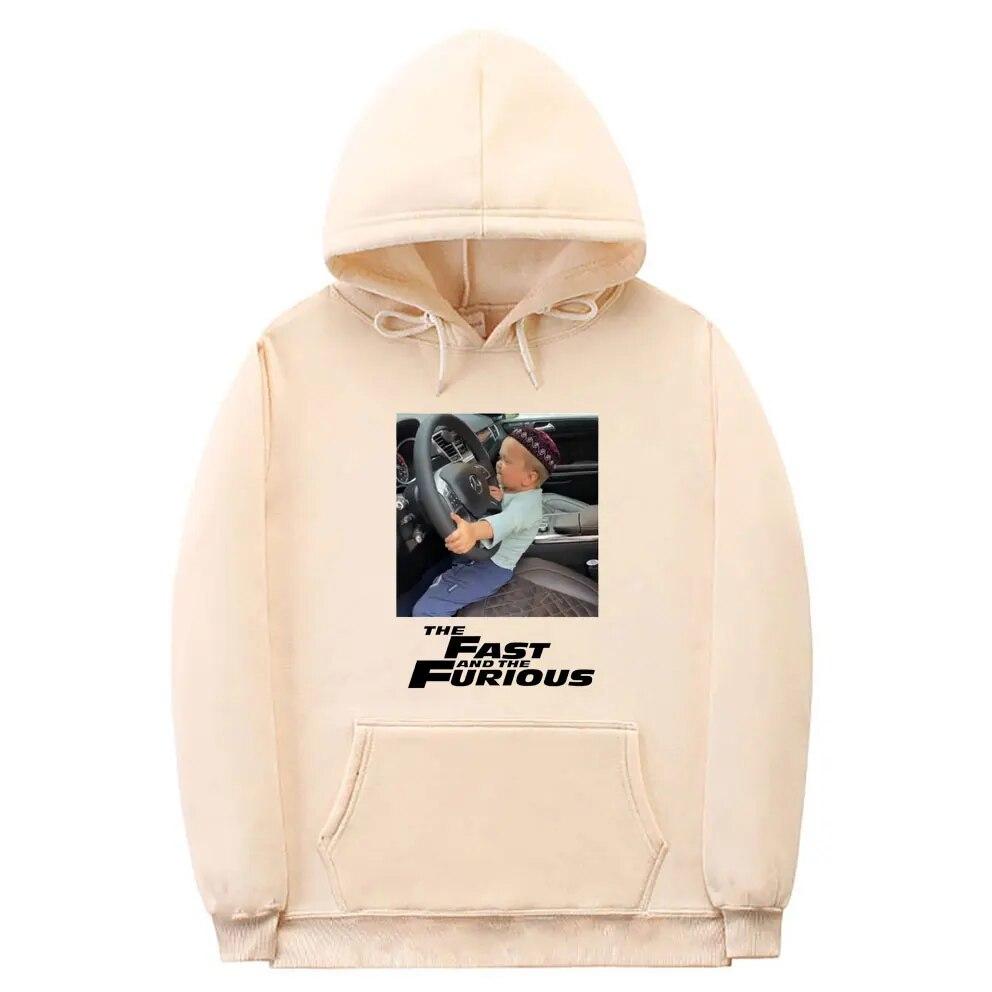 Hasbulla Fighting Meme Hoodies Mini Khabib Blogger Print Unisex Women Hoodie Hooded Sweatshirts Pullovers Unisex Tracksuit Clothing