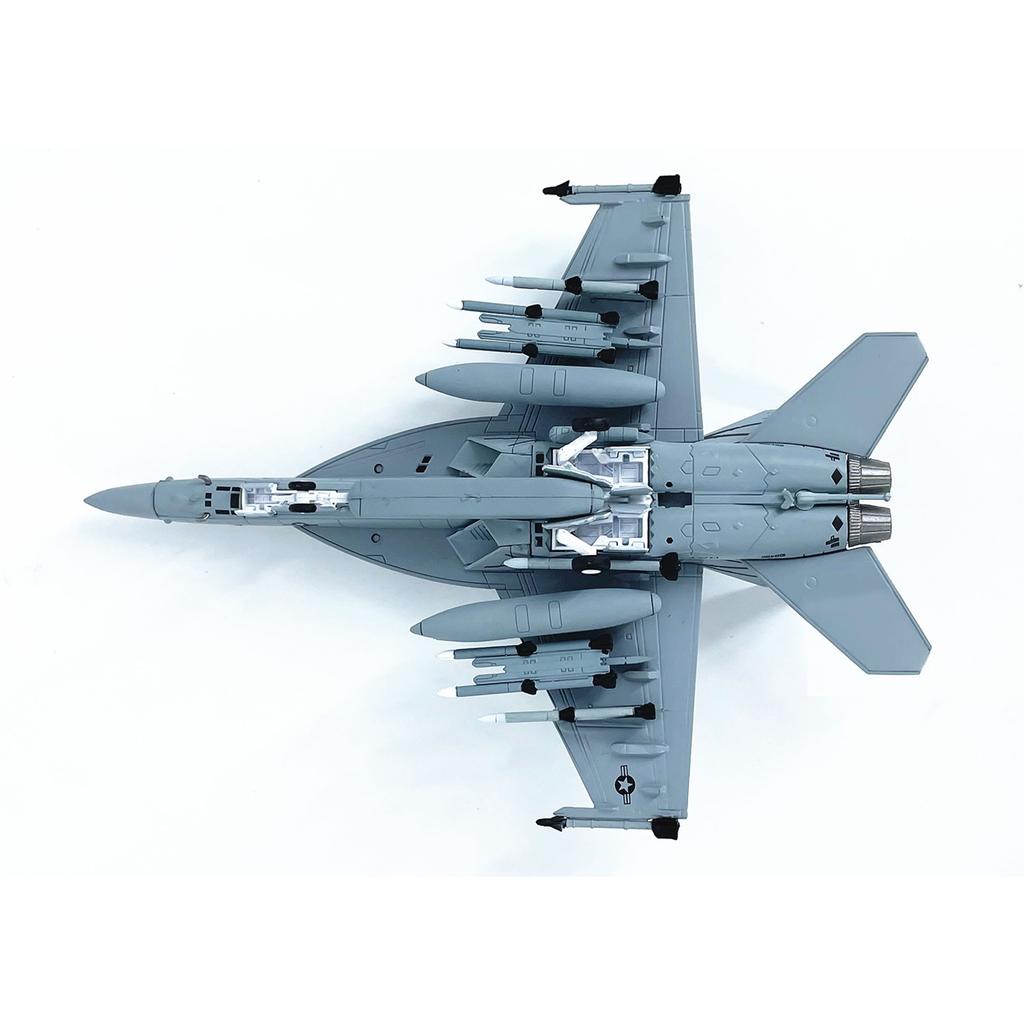 1/100 US F/A-18F Kampfflugzeugmodell Legierung Fertiges Flugzeugmodell