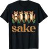 For Fox Sake Four Foxes Funny Woodland Animal Humor T-Shirt